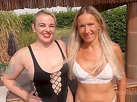 BLONDE AMBITION Public 30 Average Joes Creampie Gang Fuck - PissVids