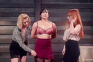 Bad Secretary: Hot Babe Spanked, Double Penetrated, & Dominated!