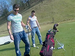 Bareback Sex on the Golf Course