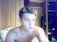 Beautiful And Smooth Blond Blue Eyes Masturbates For You