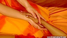 Beautiful Brunettes Slow Massage