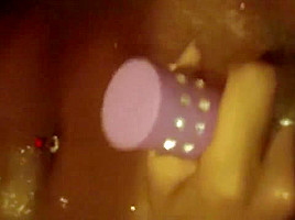 Beautiful Chocolate Chick Masturbating In The Tub And Cummed On Boobs