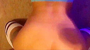 Beautiful nerd fucked from behind