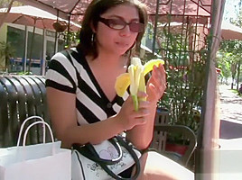 Bespectacled Latina has her moist cunt hammered