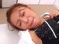 Best Japanese model in Crazy Stockings, Facial JAV movie