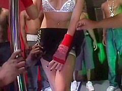 Best Japanese whore Akane Hotaru in Crazy Blonde, Interracial JAV scene