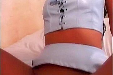 Best pornstar in horny brunette, small tits sex movie