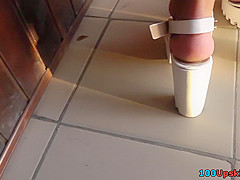 Best upskirt video of a blonde babe wearing g-string