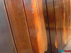 Best upskirt video of a blonde babe wearing g-string