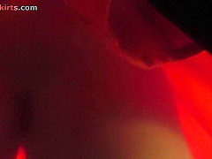 Best upskirt video of a sexy redhead wearing a thong