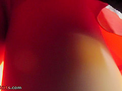 Best upskirt video of a sexy redhead wearing a thong