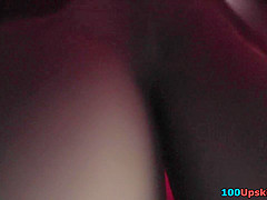 Best upskirt video of a sexy redhead wearing a thong
