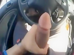 Big Cumshot In Car