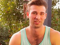 Big dick gay rimjob with cumshot
