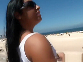 Bigass latina milf spreads her tight asshole