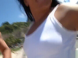 Bigass latina milf spreads her tight asshole