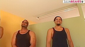 Bitch Gets Ass Drilled By A Massive Black Cock After Sucking Many Cocks