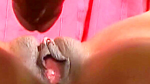 Black Milf Gets White Stuffing In Her Pink Cunt!