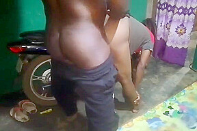 Black Milf With Trashy Hairy Pussy Gets Fucked, Big White Cock, Hardcore Casting