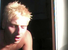 Blond twink used by top young ebony - CrunchBoy