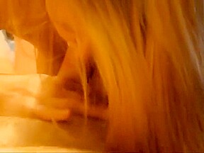 Blonde Mature Sucking my Cock