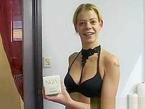 Blonde Milf Fucked by Chubby Guy