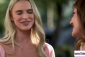 Blonde Turns Lesbian By 69 Pussy Licking - Big T, Adria Rae And Emma Hix