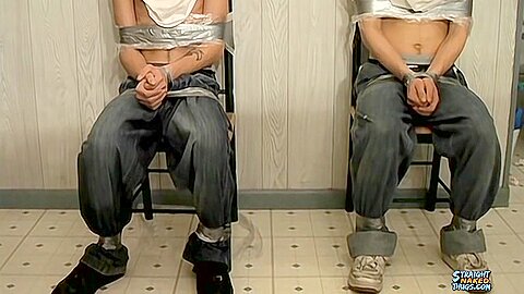 Bondage Jerk Off Contest - Wiley & Danny Boy