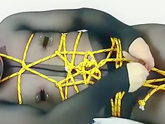 Bondage with pantyhose 5