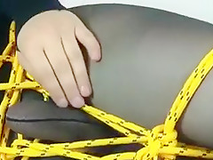 Bondage with pantyhose 5