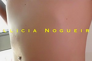 Booby TS Allicia Nogueira masturbates