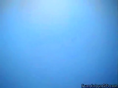 Bosomy Blond Blows Knob In Point Of View Public Car