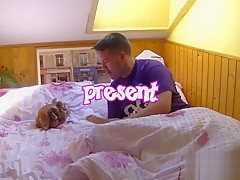 Bouncing tits during fuck (french amateur boobs)