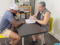 Bound Black Jock Dallas Endures Foot Worship And Tickling