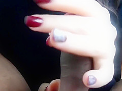 Braced teen 18+ Does Dick Vs Christmas Candy Challenge Closeup Sloppy Blowjob Aly