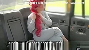 British Redhead Deep Throats In Fake Taxi
