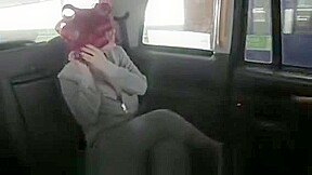 British Redhead Deep Throats In Fake Taxi