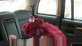 British Redhead Deep Throats In Fake Taxi