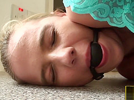 British Throater Spanked And Drenched In Spit