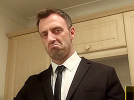 British Throater Spanked And Drenched In Spit