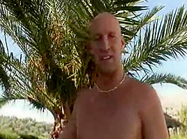 British slut Hannah gets fucked in the sun