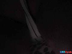 Brown-haired girl in A-line skirt filmed on upskirt cam