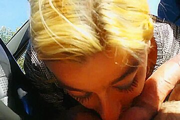 Bulgarian whore sucking dick like a pro
