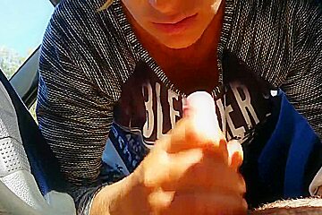 Bulgarian whore sucking dick like a pro