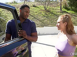 Busty Cheating Wife Accidentally Fucks the Wrong Big Black Cock Hardcore