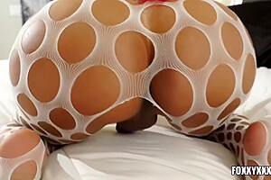 Busty Transsexual Latina Jerks Off Big Dick Solo