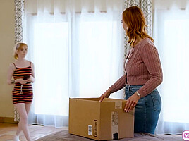 Busty lesbian stepmom ass licking petite teen 18+ stepdaughter