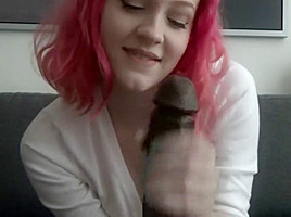 Busty teen 18+ tells you how to jerk off