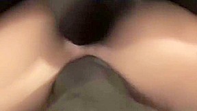 Busty wife takes on three big black cocks