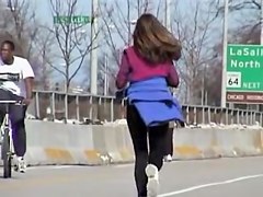 Candid camera sexy video of runners waving their butts 08s